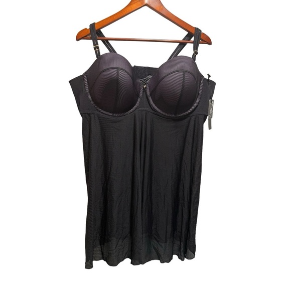 Ashley Graham Babydoll Lingerie Semi Sheer Size 3X NWT Brand New - Picture 1 of 6